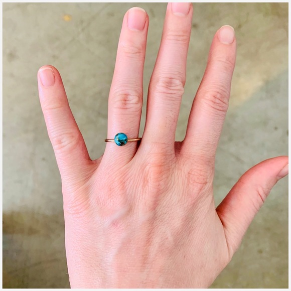 turquoise/copper ring - Picture 4 of 4